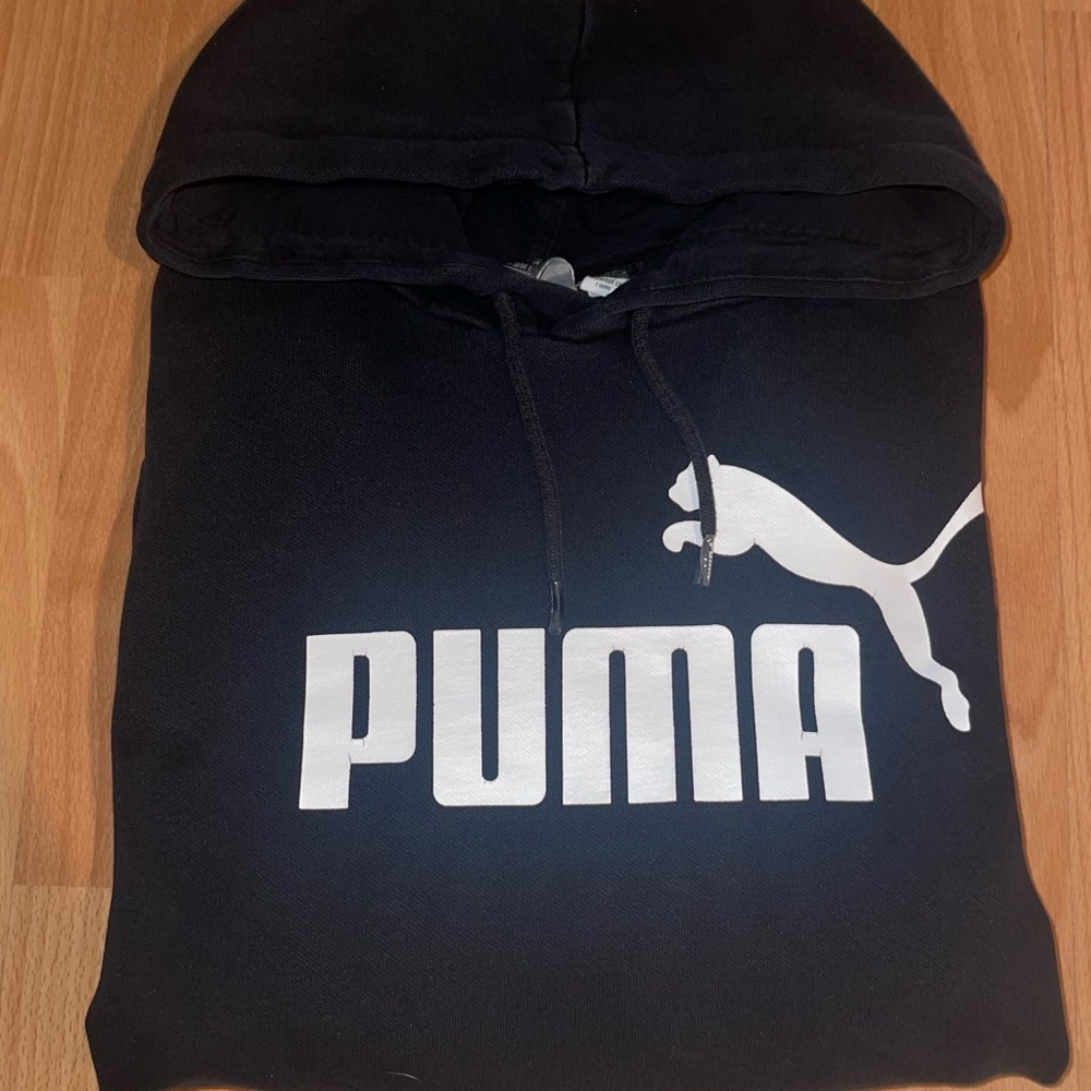 Boys Black Puma SweatShirt